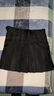 oein 【明日達】百褶裙短裙黑色半身裙jk裙子灰色可愛(ài)短裙夏季校供感 黑色 百褶裙 M碼（90-100斤） 曬單實(shí)拍圖