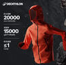 迪卡儂（DECATHLON）硬殼沖鋒衣男女春秋登山防風(fēng)防水單層夾克風(fēng)衣運動(dòng)外套MH500 2024 霞光橙（男女同款）- 亞洲款 新款上市 加內膽選大一碼 L 曬單實(shí)拍圖