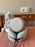 DEATKN德國高端記憶棉u型枕旅行護頸枕飛機睡覺(jué)枕頭脖枕頸椎脖子靠枕 【送便攜收納盒】午夜藍-小號 曬單實(shí)拍圖