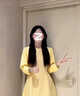 GARNUO黃色長(cháng)袖連衣裙子女2026新款春秋冬法式氣質(zhì)高級感禮服裙收腰長(cháng)裙 黃色【長(cháng)袖長(cháng)款】 S 【80-100斤】 曬單實(shí)拍圖