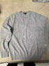 優(yōu)衣庫男裝女裝KAWS羊絨圓領(lǐng)針織衫長(cháng)袖毛衣毛衫485272 03 灰色 XL 曬單實(shí)拍圖