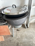 柴火灶家用燒木柴地鍋灶農村柴火爐新式取暖大鍋臺戶(hù)外野營(yíng) 特厚一體爐52cm+雙耳鍋+爐圈+大禮包 曬單實(shí)拍圖