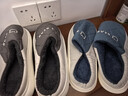 利達妮（TZLDN）防水棉拖鞋男士2025新款春秋冬季室內居家防滑涼情侶半包棉拖男款 曬單實(shí)拍圖