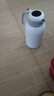 富光 咖啡壺家用保溫水壺桌面不銹鋼顯溫大容量保溫壺宿舍熱開(kāi)水瓶 椰奶白 2200ml 曬單實(shí)拍圖