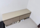 尋巧（SPERMEK）鞋柜換鞋凳入戶(hù)門(mén)口感家用坐凳一體輕奢進(jìn)門(mén)玄關(guān)鞋架穿鞋凳子可坐 【奶咖色120CM】可放45碼 曬單實(shí)拍圖