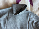 恒源祥高領(lǐng)羊毛衫女秋冬季新款兩翻領(lǐng)套頭純色毛衣內搭打底衫針織衫女 墨霧灰 XL /175/96A 曬單實(shí)拍圖