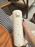 萬(wàn)家全304不銹鋼保溫杯女學(xué)生高顏值2025新圣誕生日禮物送禮吸管水杯子 藍色雪花保溫杯420ml 曬單實(shí)拍圖