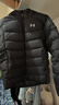 安德瑪UA秋冬Core男子連帽運動(dòng)休閑短款鴨絨羽絨服6011315 黑色001 M 曬單實(shí)拍圖