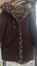 艾萊依（ERAL）商場(chǎng)同款女士羽絨服設計感連帽羽絨服可愛(ài)裝飾時(shí)尚外套鴨絨保暖 咖底色花 S 155【建議80-110斤】 曬單實(shí)拍圖