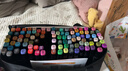 Touchcolor 100色馬克筆套裝專(zhuān)業(yè)彩筆油性速干繪畫(huà)美術(shù)生專(zhuān)用水彩筆畫(huà)筆顏料文具套裝六一兒童節禮物送男女孩 曬單實(shí)拍圖