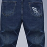 七匹狼牛仔褲男士水洗親膚藍牛休閑長(cháng)褲男裝后袋印花時(shí)尚百搭褲子男 曬單實(shí)拍圖