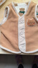 貝瑞加（Babyprints）寶寶馬甲中大童保暖背心秋冬無(wú)袖坎肩加厚上衣柔軟馬夾 卡其110 曬單實(shí)拍圖