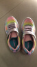 Skechers斯凱奇童鞋女童運動(dòng)鞋閃燈鞋開(kāi)關(guān)魔術(shù)貼兒童休閑公主鞋302315L 銀色/多彩色/SMLT 31 曬單實(shí)拍圖
