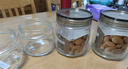 龍士達廚房玻璃密封罐 500MLx4 儲物罐泡酒瓶泡菜壇子雜糧茶葉干果零食 曬單實(shí)拍圖