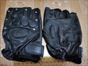 葉余羊皮半指手套男士秋冬季騎行開(kāi)車(chē)摩托車(chē)戶(hù)外戰術(shù)訓練防滑真皮手套 羊皮手套-黑色 曬單實(shí)拍圖
