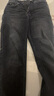 Lee【張凌赫代言】422修身中腰直腳黑灰色女牛仔褲休閑潮流A08048 黑灰色 26 曬單實(shí)拍圖