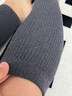 OSKV護腿保暖小腿護腿保暖腳套腳踝腕男女士專(zhuān)用神器羊絨加長(cháng)防臟防寒 灰色【防寒保暖 高彈舒適】均碼-彈力通用 曬單實(shí)拍圖