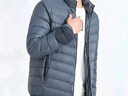 雅鹿輕薄羽絨服男士秋冬季立領(lǐng)白鴨絨外套男休閑純色上衣 藏青 3XL 曬單實(shí)拍圖
