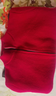 皮爾卡丹（pierre cardin）早秋新款半高領(lǐng)立領(lǐng)針織羊毛衣開(kāi)衫秋冬拼色外套女士拉鏈羊毛衫 紅色  L 105-115斤穿 曬單實(shí)拍圖