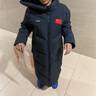 李寧（LI-NING）童裝兒童羽絨服男大童反光防潑水寬松鴨絨超長(cháng)外套150YYMV097-2 曬單實(shí)拍圖