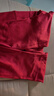 愛(ài)慕【含山羊絨】燚暖衣保暖內衣紅色本命年凈痕圓領(lǐng)秋衣套裝AM749031 朱櫻紅JF0 S (160) 曬單實(shí)拍圖