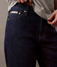 Calvin KleinJeans【復刻90系列】四季款女士美式復古ck含亞麻直筒牛仔褲 RBW-牛仔深藍 26 曬單實(shí)拍圖