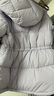 波司登（BOSIDENG）【小蠻腰】羽絨服商場(chǎng)同款女短款90絨可脫卸帽顯瘦保暖外套 丁香草紫6435 L 170/92A 體重約120-130斤 曬單實(shí)拍圖