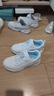 江博士學(xué)步鞋運動(dòng)鞋秋季男女童小白鞋旋鈕扣兒童鞋2B16A1050AX白色34碼 曬單實(shí)拍圖