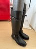 natursun徐若晗同款騎士靴女款新款復古黑色游牧靴長(cháng)筒靴 黑色 （李夢(mèng)同款） 36 (230cm) 曬單實(shí)拍圖