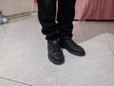 星頭啄木鳥(niǎo)正品男鞋2025秋冬季新款男士真皮透氣運動(dòng)休閑皮鞋加絨保暖棉鞋子 星頭6608加絨黑色【加絨款】 42 曬單實(shí)拍圖