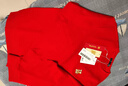 HLA海瀾之家衛衣春季26馬年賀歲系列五明治紅色長(cháng)袖男 曬單實(shí)拍圖