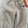 嘟嘟家男童褲子加絨冬裝兒童長(cháng)褲加厚冬款寶寶休閑褲女童運動(dòng)褲保暖洋氣 麻灰色 90 曬單實(shí)拍圖