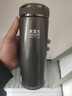 水宜生316不銹鋼保溫杯大容量電解質(zhì)水器便攜水杯 深灰色 420ML 曬單實(shí)拍圖