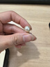 AJIDOU阿吉豆爆款仿珍珠耳釘925銀針精致百搭正圓大珍珠元旦米白10mm 曬單實(shí)拍圖