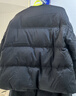 三彩2025冬季新款90白鴨絨羽絨服寬松圍脖兩穿面包服單排扣M 經(jīng)典黑 S 155/80A 曬單實(shí)拍圖