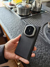 0度適用華為MATEX7手機殼華為X7典藏版保護套MagSafe磁吸凱夫拉碳纖維紋折疊屏防摔保護鏡頭 磁吸中軸保護凱夫拉手機殼-黑色600D 華為 Mate X7/典藏版 曬單實(shí)拍圖