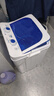 長(cháng)虹單桶洗衣機全半自動(dòng)小型迷你洗脫一體內衣褲洗襪子神器母嬰兒童學(xué)生宿舍出租房洗衣機藍光抑菌 藍色7.2KG【不銹鋼甩桶】+藍光抑菌+強勁電機 曬單實(shí)拍圖