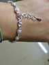 老鳳祥玫瑰花語(yǔ)純銀手鏈女士輕奢高級感新年情人節禮物送女友老婆生日 足銀玫瑰花語(yǔ)手鏈 曬單實(shí)拍圖