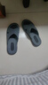 越南橡膠居家拖鞋男士戶(hù)外休閑軟底不臭腳旅游度涼拖鞋沙灘 深灰/黑 40 曬單實(shí)拍圖