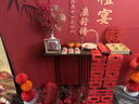 璽飛訂婚宴布置裝飾全套擺臺件新中式簡(jiǎn)約高級簡(jiǎn)單大氣背景墻kt板定制 次日達/2.2米高【拍照道具+金絲絨桌布+迎賓牌】+擺臺 曬單實(shí)拍圖