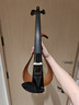 雅馬哈（YAMAHA）新款電子小提琴YEV104_105Pro靜音_電聲四弦五弦專(zhuān)業(yè)演出表演提琴 YEV105黑色+靜音套裝 曬單實(shí)拍圖
