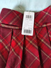 巴拉巴拉【商場(chǎng)同款】女童半身裙2025新款春裝短裙兒童格紋百褶裙 紅色調00466 140 cm 曬單實(shí)拍圖