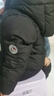 巴布豆（BOBDOG）金標中長(cháng)款兒童羽絨服男女童裝冬季2025年新品寬松A類(lèi)95鴨絨外套 黑色 【適合3-12歲】 120 推薦【身高100-110cm】 曬單實(shí)拍圖