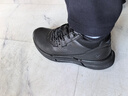 愛(ài)步（ECCO）運動(dòng)鞋男鞋 25年冬季新款舒適緩震高幫跑步鞋 健步2.2 830894 01001 41 曬單實(shí)拍圖