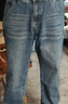 真維斯（Jeanswest）牛仔褲男士春秋季寬松直筒彈力男褲2026新款復古休閑長(cháng)褲子男 0060懷舊藍【秋季常規】 32 碼(2尺5) 曬單實(shí)拍圖
