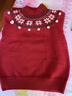 兜兜王國女童紅色加絨毛衣冬2026新款女大童加厚針織衫兒童冬裝打底初中生 紅色 150 曬單實(shí)拍圖