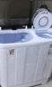 小鴨【官方店】半自動(dòng)洗衣機迷你小型波輪大容量租房宿舍家用雙桶雙缸分區脫水甩干老式強力去污 12.5KG  洗7.5+脫5+強勁電機全國聯(lián)保 雙缸 曬單實(shí)拍圖