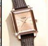 拉寶麗手表女士2025新款防水休閑復古奢華防水腕表 LA213 淺棕色 21mm 曬單實(shí)拍圖