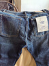 SIMWOOD/簡(jiǎn)木男裝【LS07寬松直筒】2024秋季新版13.5盎司牛仔褲SN230278 水洗懷舊深藍 32 （建議146-155斤） 曬單實(shí)拍圖