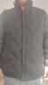 真維斯（Jeanswest）2025秋冬季新款羽絨服男士保暖寬松休閑舒適男款百搭立領(lǐng)上衣外套 黑色 4XL 曬單實(shí)拍圖